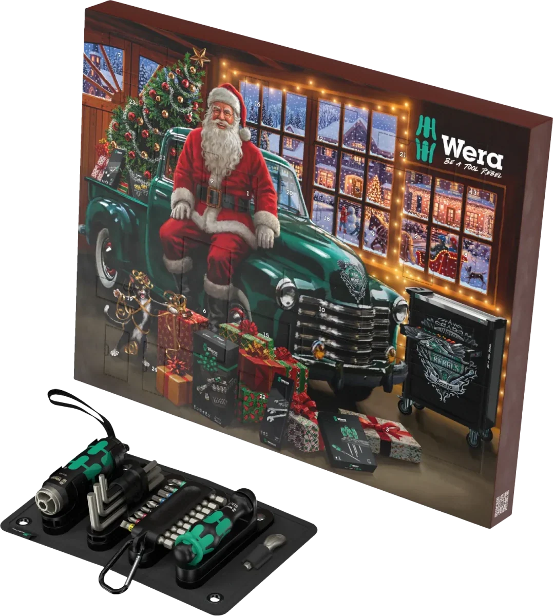 Wera 2026 Advent Calendar (24 Piece) with Flashdriver Torch | 05136614001