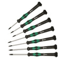 Wera 2054/7 Metric Micro Precision Hex Screwdriver Set - 7-Piece Professional Set - 05345273001