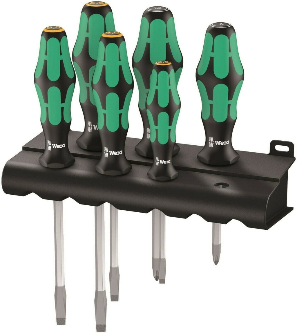 Wera 334/355 SK/6 Kraftform Plus Lasertip Screwdriver Set 05007681001