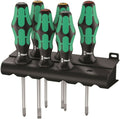 Wera 335/350/355/6 Kraftform Plus Lasertip Screwdriver Set 6 Piece 05105622001