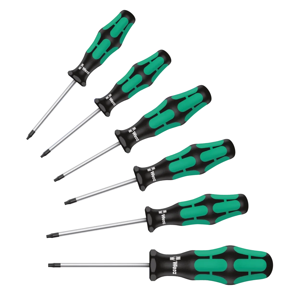 Wera 367/6 IP Kraftform Plus TORX Plus Screwdriver Set - 6 Piece (05345222001)