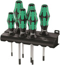 Wera 367/6 Kraftform Plus TORX® Screwdriver Set With Rack 6 Piece 05028062001