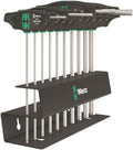 Wera 454/10 HF Set 2 Hex-Plus T-Handle Screwdriver Set 7 Piece SAE 05023454001