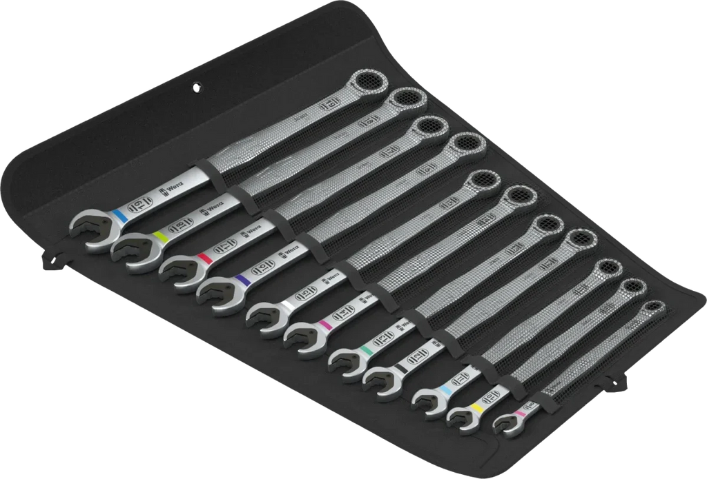 Wera 6007 Joker 11 Set 1 | 11-Piece Ratcheting Combination Spanner Set (Long Design)