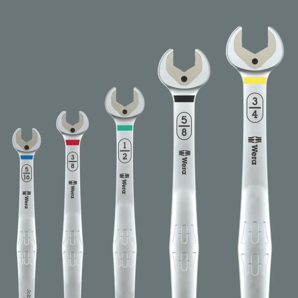 Wera 6007 Joker Imperial 8 Set 1 Ratcheting Combination Wrench Set