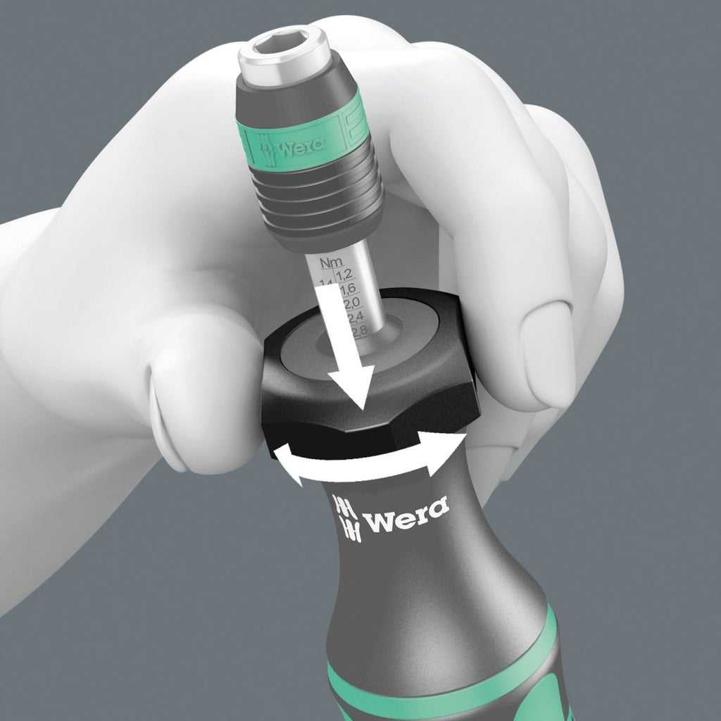Wera 7400 Adjustable Torque Screwdriver 11.0 - 29.0 in. lbs. 1/4" 05074711001