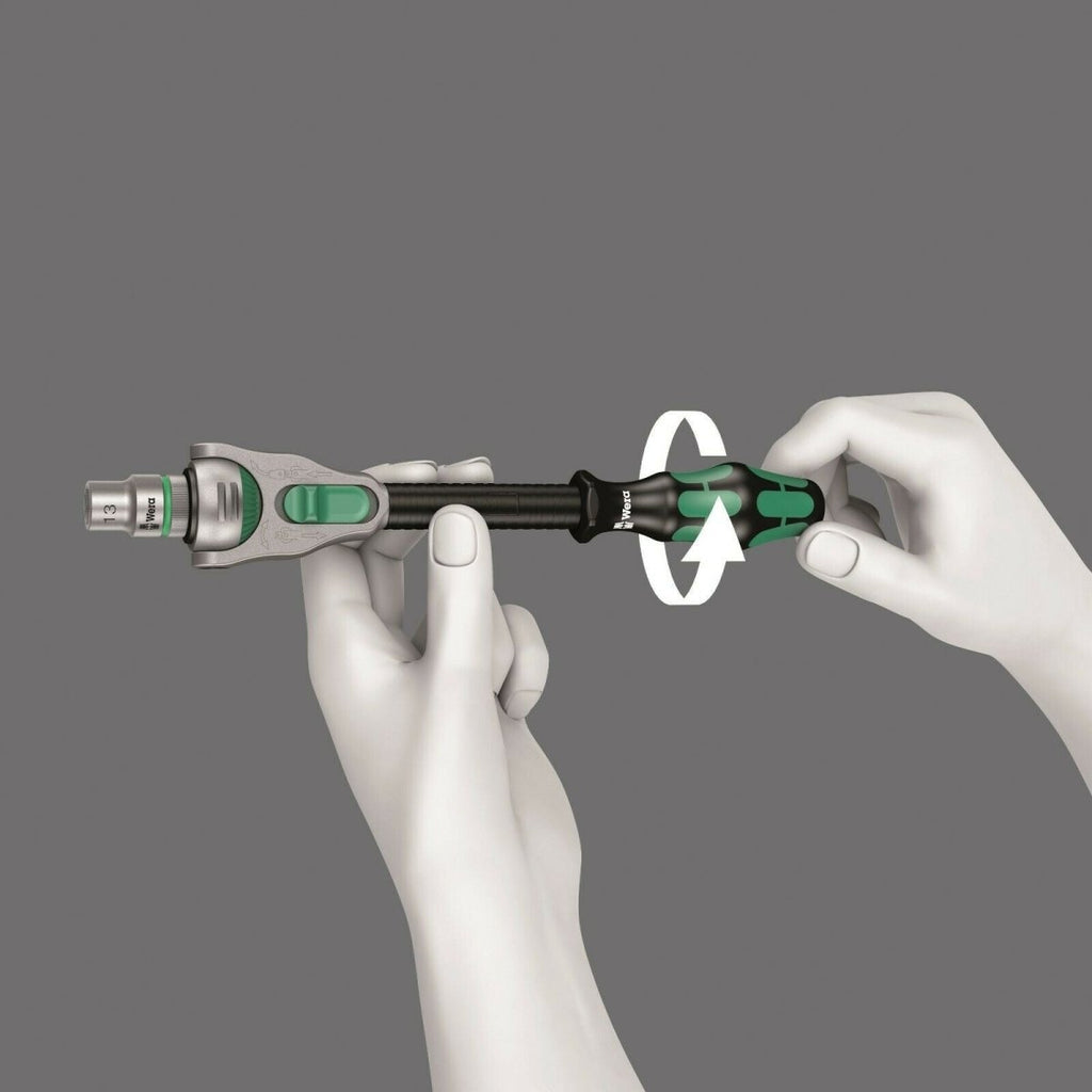 Wera 8000 B SB Zyklop Speed Ratchet Socket Wrench 3/8" Drive 05073261001