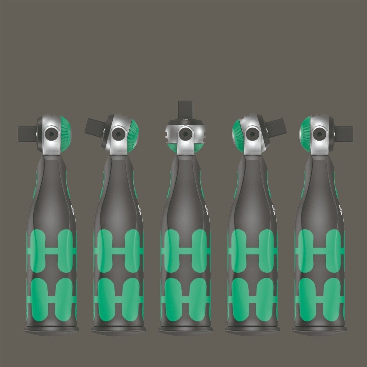 Wera 8009 Zyklop Pocket Set 4 Socket Wrench Set 3/8" Drive SAE 05004285001