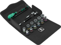 Wera 8100 SA 13 Zyklop Comfort Ratchet Set, 1/4" Drive, Metric, 15 Pieces
