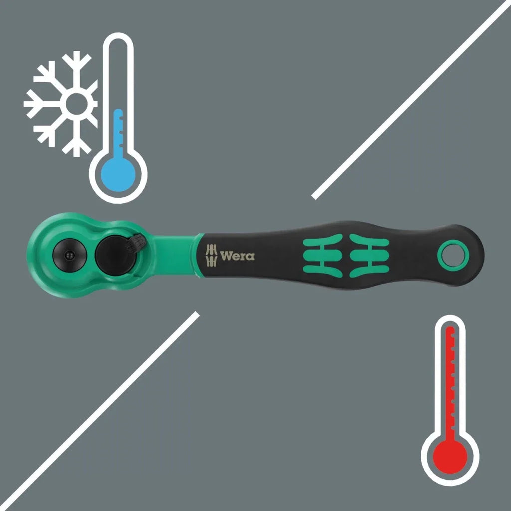 Wera 8100 SA 15 Zyklop Comfort Ratchet Set, 1/4" Drive, Imperial (SAE), 28 Piece (05005542001)