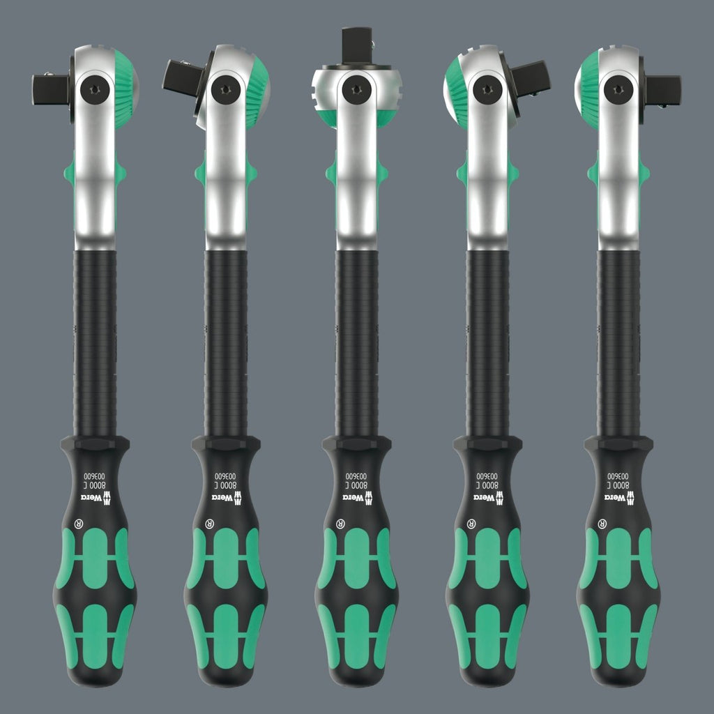 Wera 8100 SC 2 Zyklop Speed Ratchet Set 1/2" Drive 37 Pieces Metric 05003645001