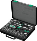 Wera 8100 SC 2 Zyklop Speed Ratchet Set 1/2" Drive 37 Pieces Metric 05003645001