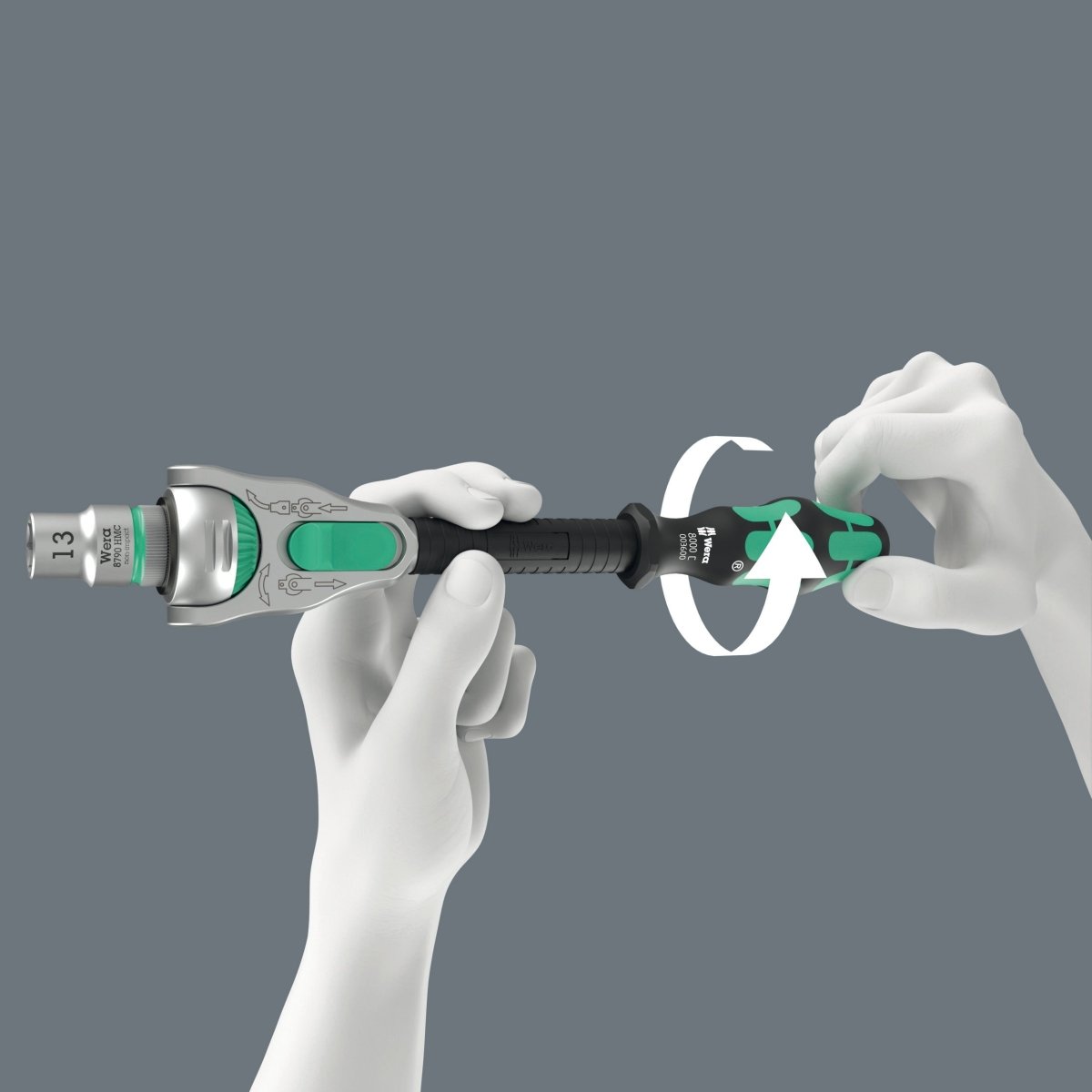 Wera 8100 SC 2 Zyklop Speed Ratchet Set 1/2" Drive 37 Pieces Metric 05003645001