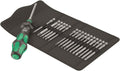 Wera 826 T Kraftform Kompakt Turbo 1 Screwdriver Set 19 Piece SAE 05057483001