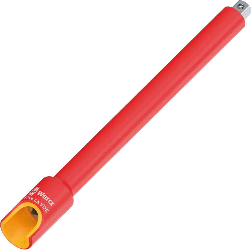 Wera 8794 LA Zyklop VDE Insulated Extension, 1/4" Drive x 150mm Long (05003301001)