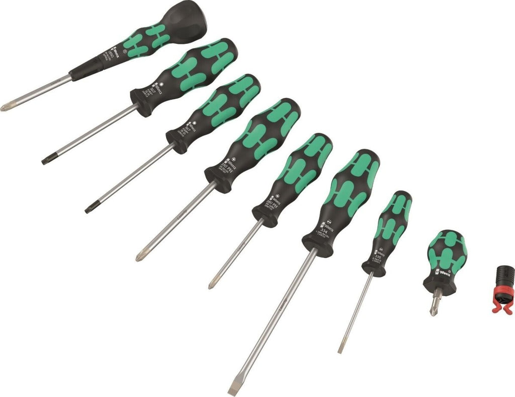Wera 9527 Ball Grip Set 1 Screwdriver Set 9 Pieces 05134028001