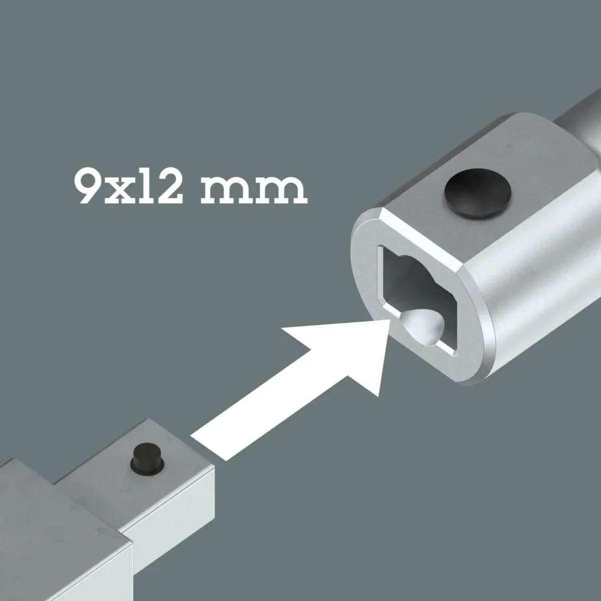 Wera 9998 X Power Actuation Tool for 9x12 mm Insert Tools