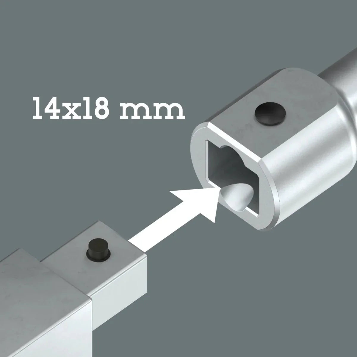 Wera 9999 X Power Actuation Tool for 14x18 mm Insert Tools