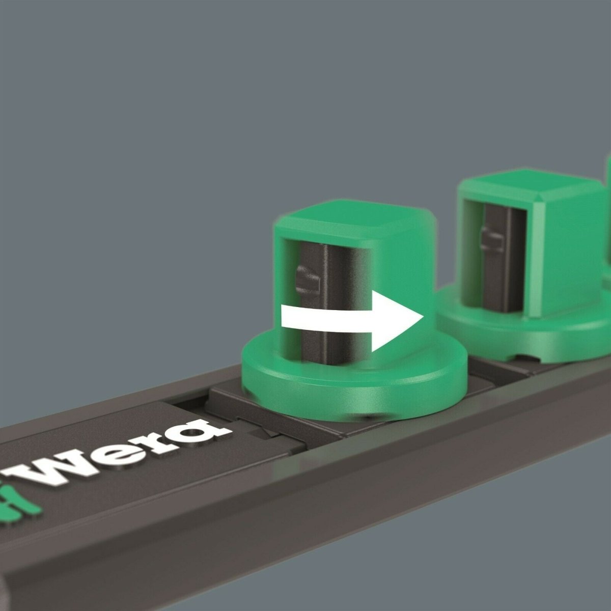 Wera C 4 Zyklop Magnetic Rail Socket Set 1/2" Drive 9 Pieces Metric 05005460001
