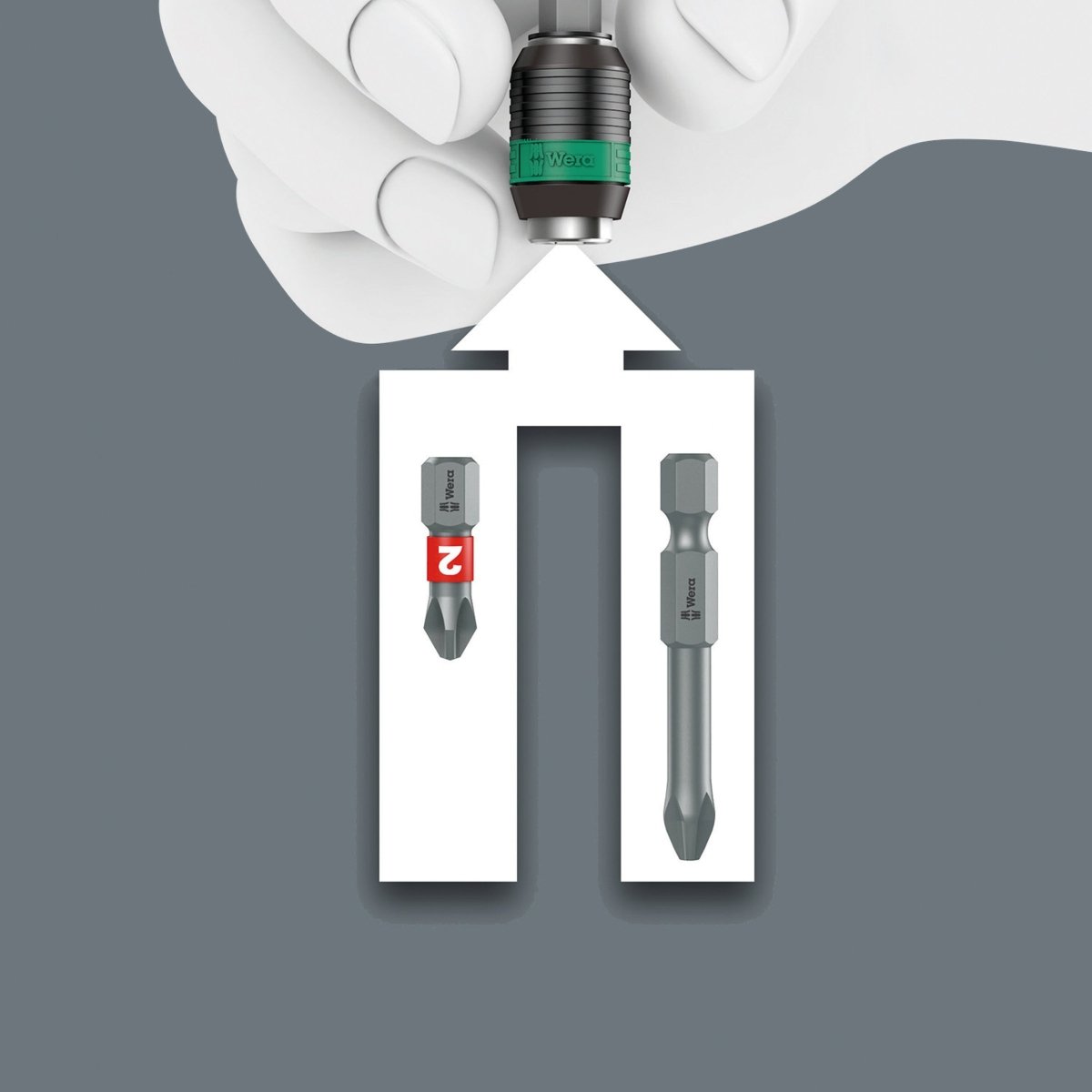 Wera Kraftform Kompakt 60 RA-R Imperial 1 Ratcheting Screwdriver Set 05051531001