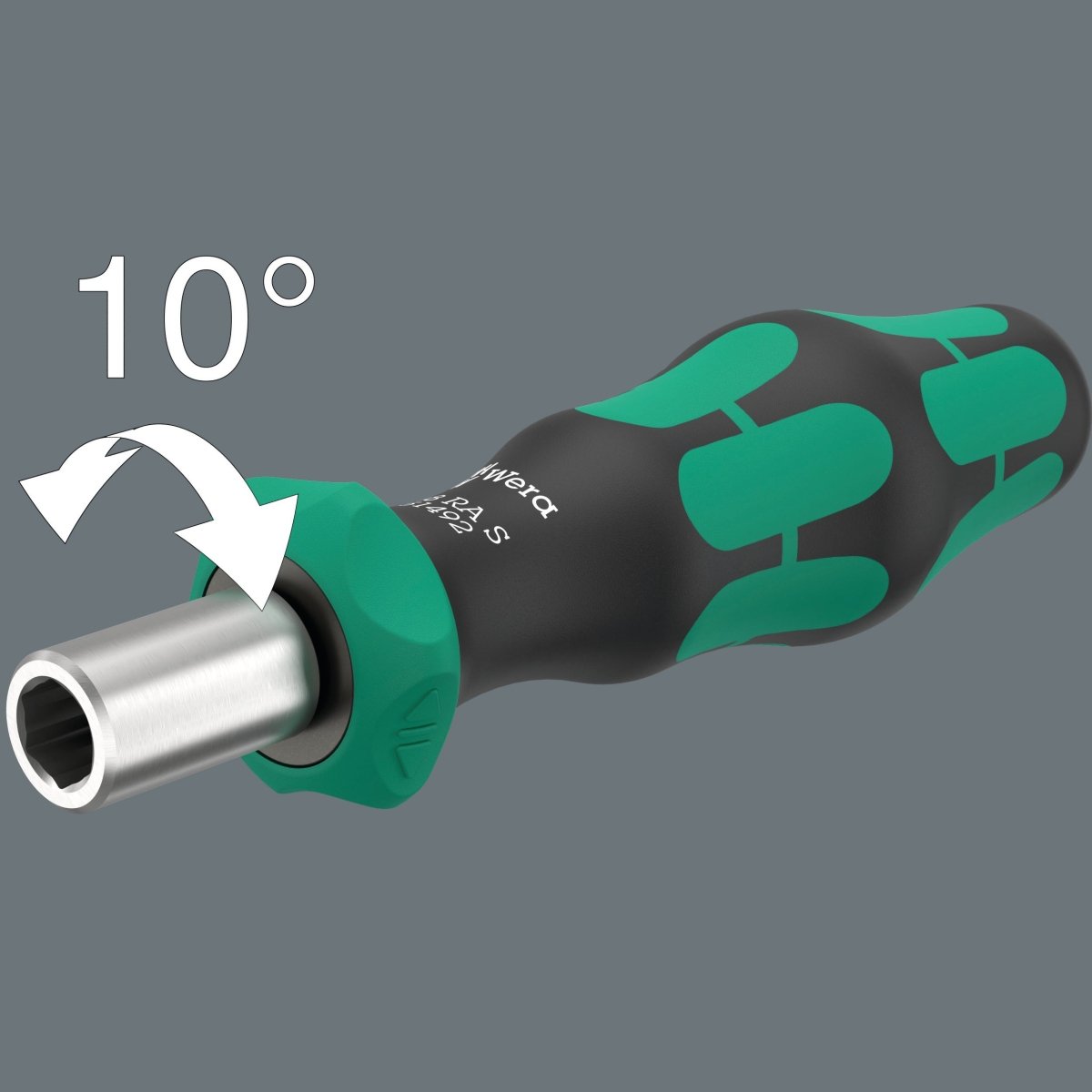 Wera Kraftform Kompakt 838 RA S Ratcheting Screwdriver Set 1 SAE 05051065001
