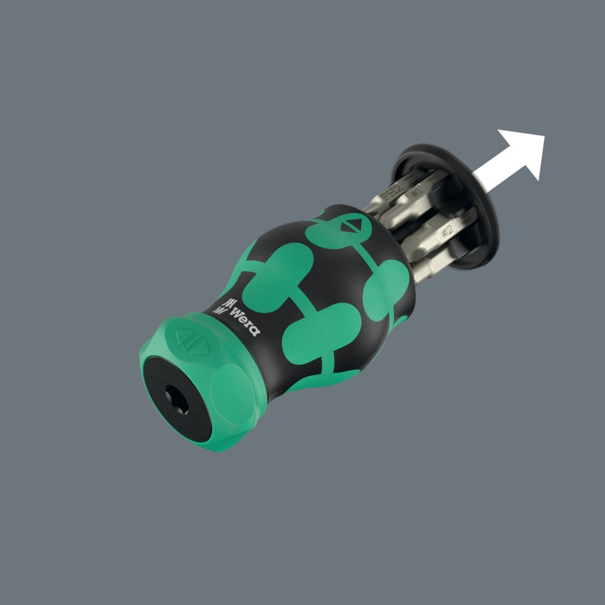 Wera Kraftform Kompakt Stubby Magazine RA 4 Screwdriver Set 6 Pieces 05008893001