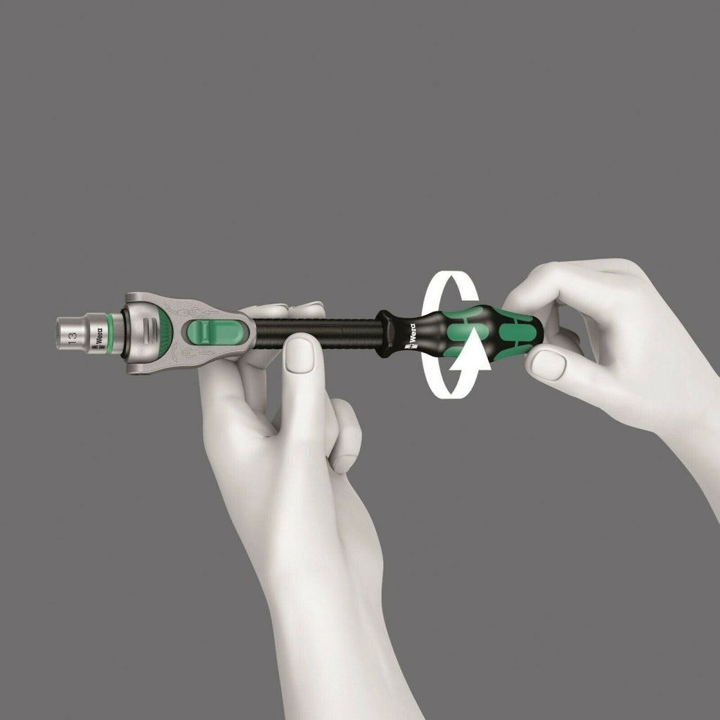 Wera Kraftform Kompakt Zyklop Speed Ratchet Set 1/4" Drive Metric 05051045001