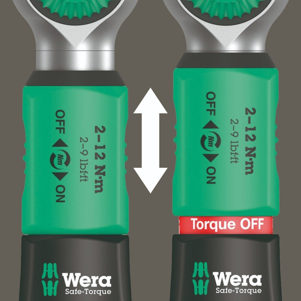 Wera Safe Torque A 2 Torque Wrench 2-12 Nm 1/4" Drive 05075801001