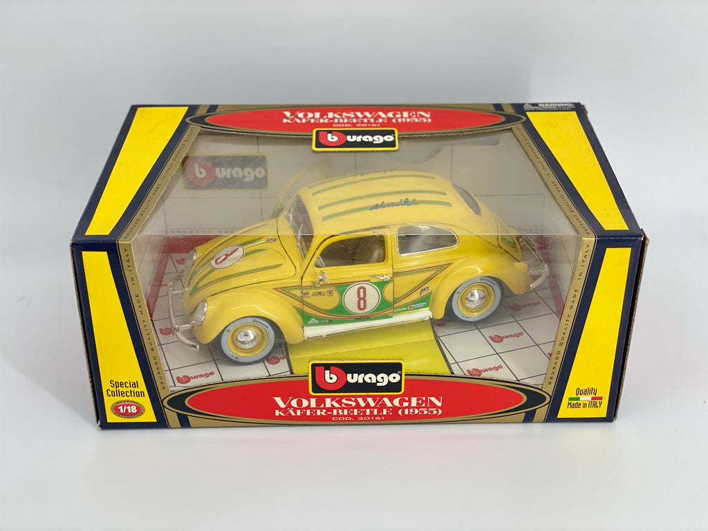 Burago Volkswagen Kafer-Beetle (1955) 1:18 Scale Special Collectible- Made in Italy