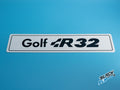 VW Showroom Style Golf R32 Number Plate