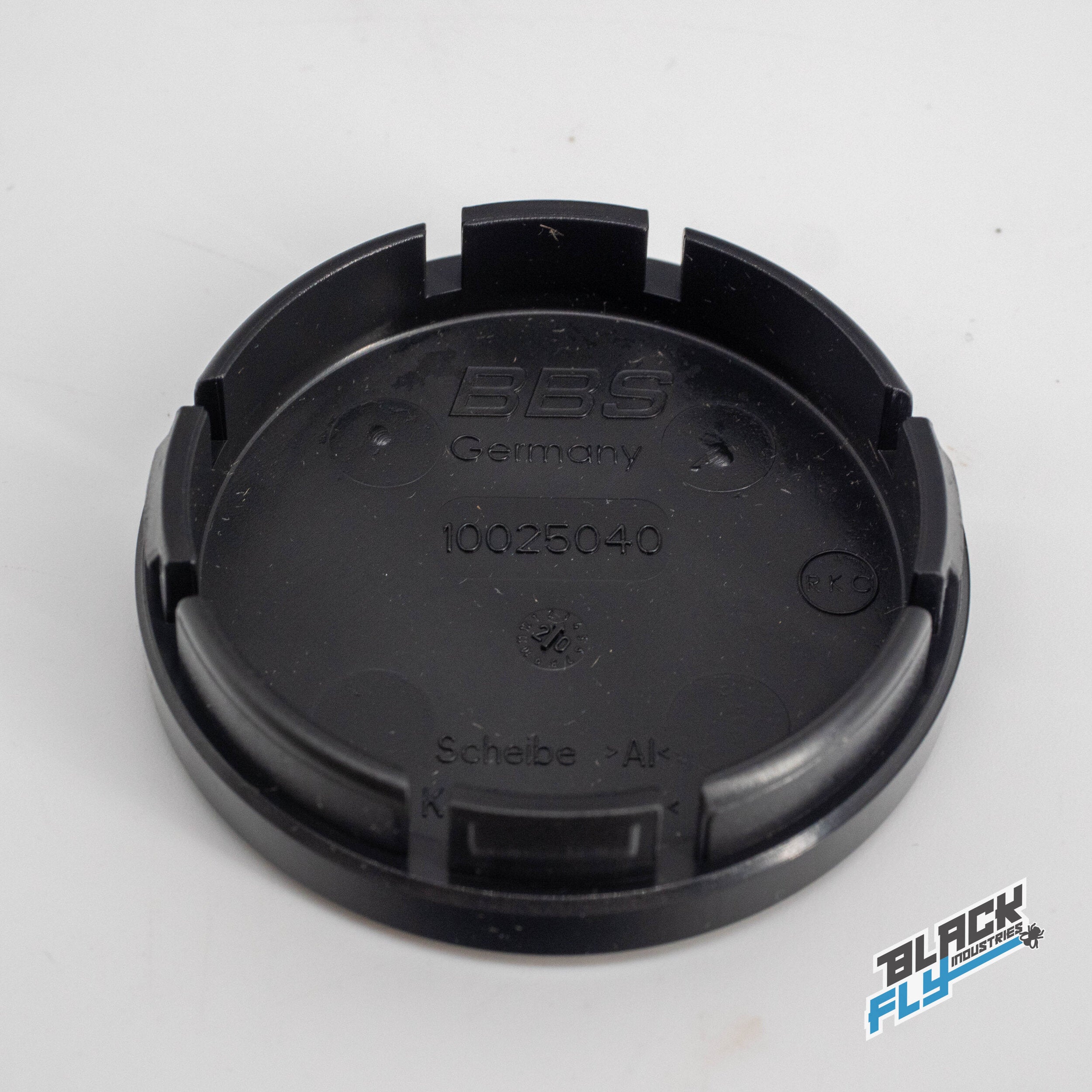 Genuine BBS Black/ Gold Est. 1970 Logo 56 mm Cap Set