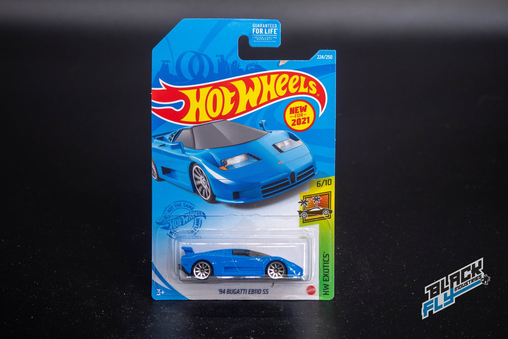 Hot Wheels - '94 Bugatti EB110 - HW Exotics - blue by Hot Wheels
