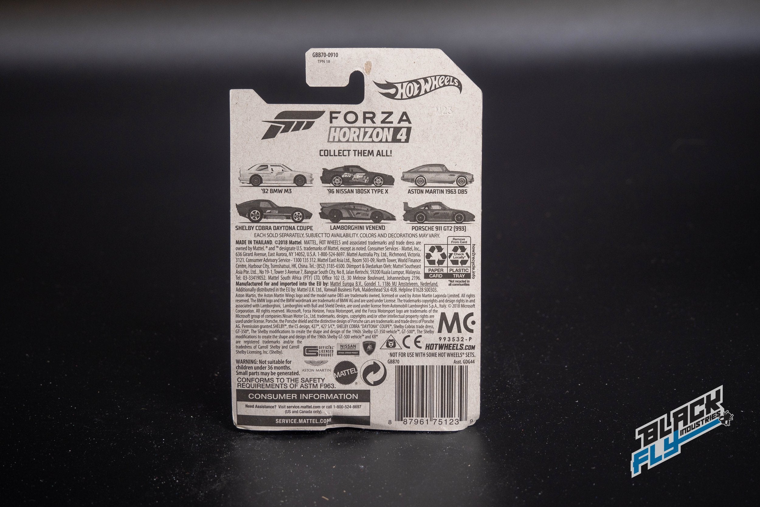 Hot Wheels - Porsche 911 GT2 (993) - Forza Horizon 4 – Black Fly