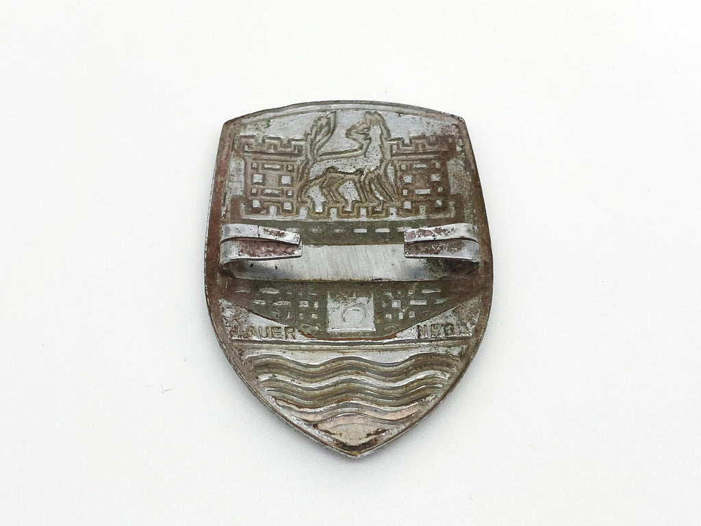 Volkswagen Type 1 Beetle hood crest (4 Brick) Pre 1955 by Volkswagen