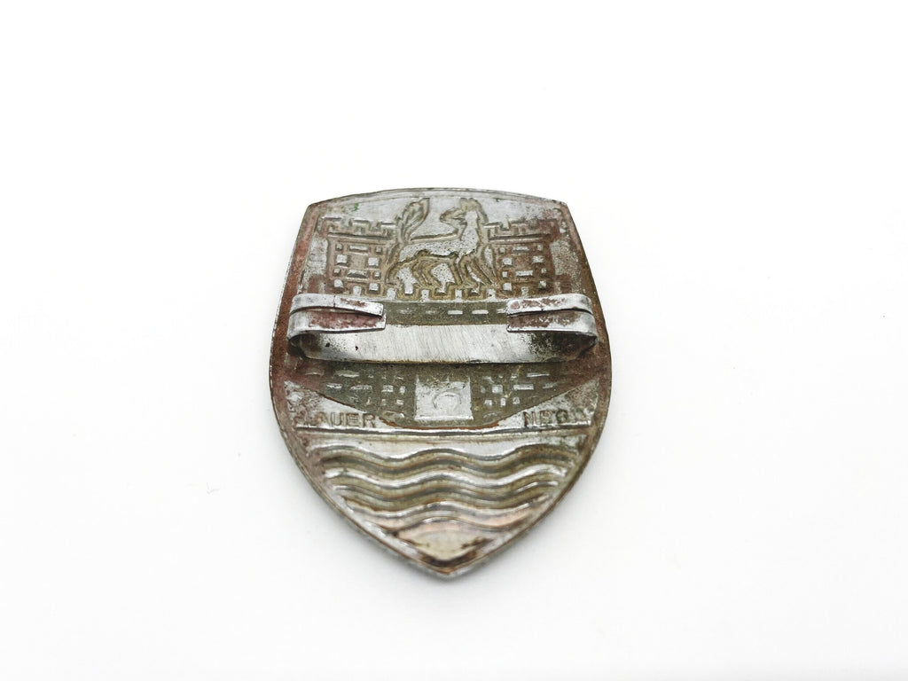 Volkswagen Type 1 Beetle hood crest (4 Brick) Pre 1955 by Volkswagen