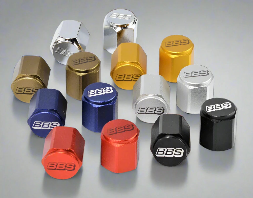 Genuine BBS VALVE STEM CAP Set of 4
