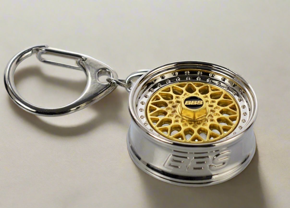 BBS RS design metal key chain